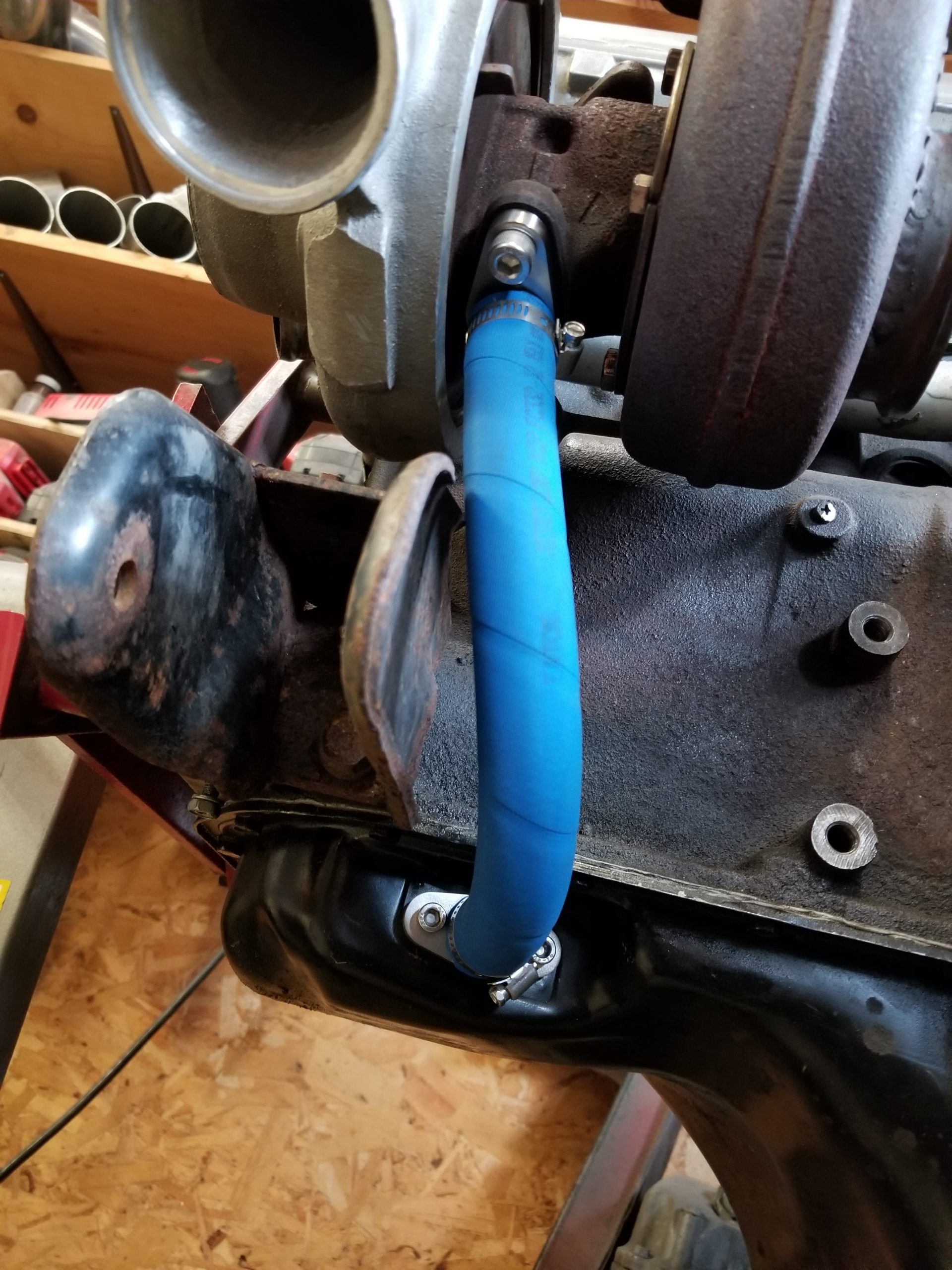 3/4″ (12) DSM Turbo Oil Drain Kit Holset, BW, PTE Morrison Fabrications