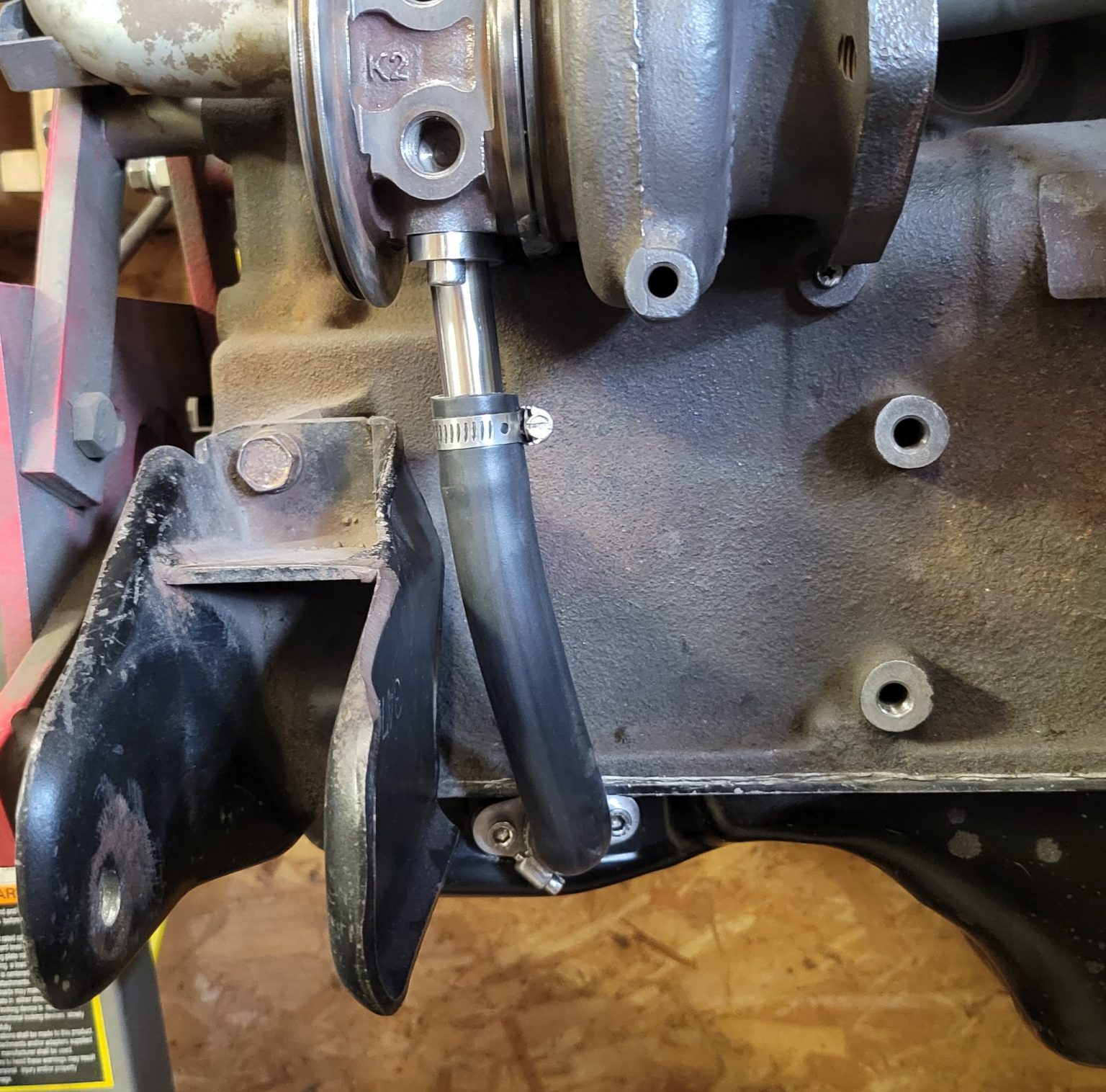 DSM MHI/FP Turbo Oil Drain Kit Morrison Fabrications